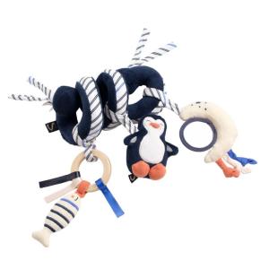 Pingüino de terciopelo azul espiral de actividades