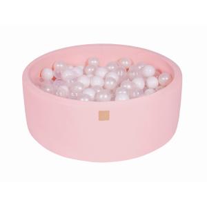 Piscina rosa empolvado bolas blancas y transparentes Al. 30…