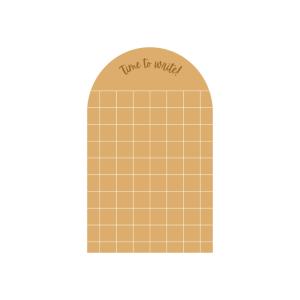 Pizarra adhesiva magnética arco cuadros caléndula 60x98cm