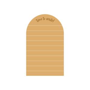 Pizarra adhesiva magnética arco líneas caléndula 60x98cm