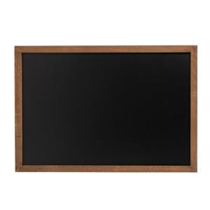 Pizarra de madera negra 130x3x90 cm