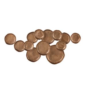 Placas para decorar la pared de hierro fundido dorado 120x5…