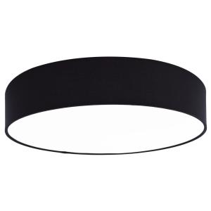 Plafón led de techo con pantalla negra