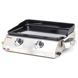 Plancha de gas 2 quemadores 5,3 kw