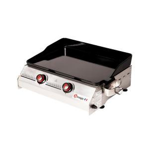 Plancha de gas 2 quemadores 7kw