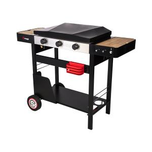 Plancha de gas 3 quemadores 6,45 kw