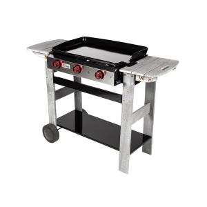 Plancha de gas 3 quemadores 8kw