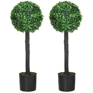 Planta artificial 20 x 20 x 60 cm color verde