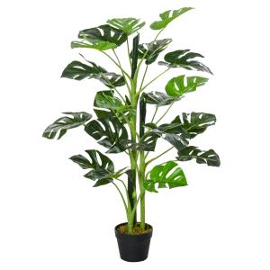 Planta monstera artificial verde 16 x 16 x 100 cm