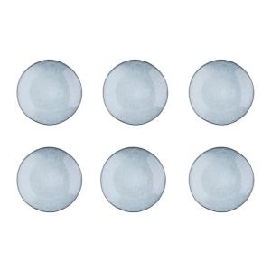 Plato cloud ø21,5cm - 6 piezas - gris tormenta