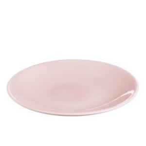 Plato de cerámica rosa de 40.5x40.5x6 cm