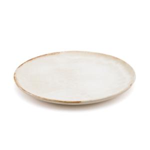 Plato de gres en blanco 22x22x2 cm