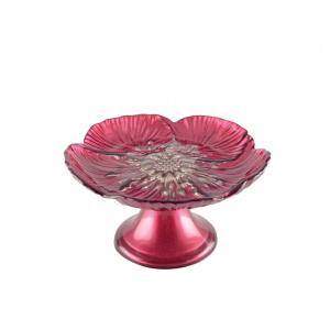 Plato de pasteles fucsia