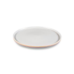 Plato de postre 20 cm (jugo de 6) gres multicolor