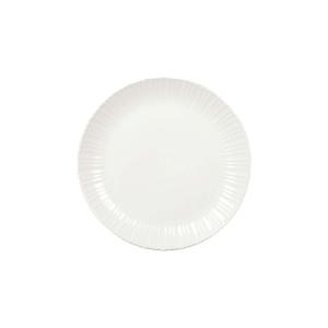Plato de postre blanco Flora 21.3x21.3x2cm
