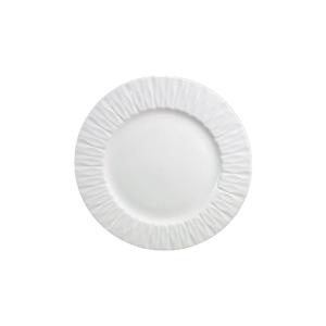 Plato de postre blanco Lilia 20.4x20.4x2.1cm