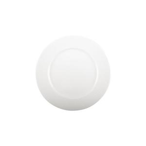 Plato de postre blanco princesa - lote de 6