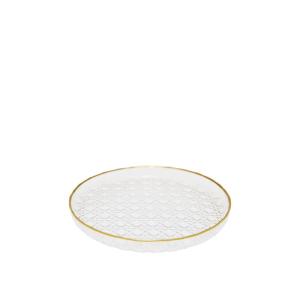 Plato de postre burbuja Goldline 16x16x2cm