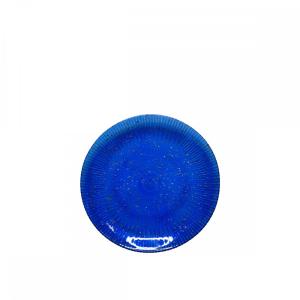 Plato de postre constelación azul 21x21x2cm - lote de 6