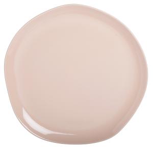 Plato de postre de gres beige