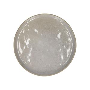 Plato de postre de gres blanco