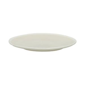 Plato de postre de porcelana beige