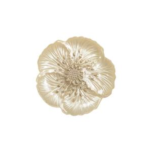 Plato de postre flor vainilla - lote de 6