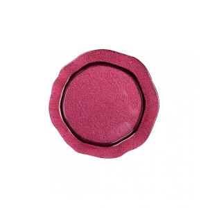 Plato de postre fucsia - lote de 6