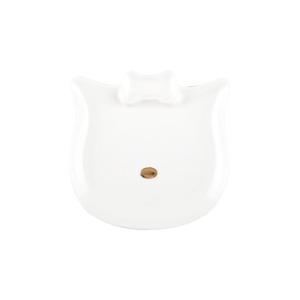 Plato de postre gato nariz dorada - lote de 6