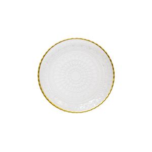 Plato de postre Goldline 21x21x2cm