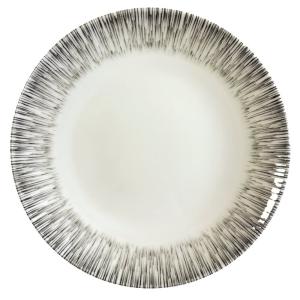 Plato de postre kaki 20cm - lote de 6