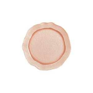 Plato de postre salmón - lote de 6