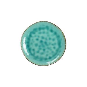 Plato de postre verde