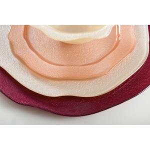 Plato de presentación fucsia