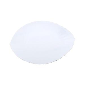 Plato de presentación hoja blanca 37cm