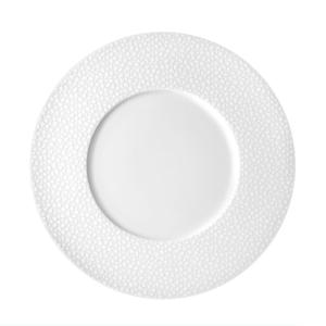 Plato de presentación (x6) porcelena blanco