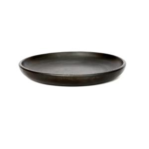Plato de terracota negro d20