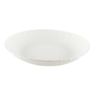 Plato hondo blanco Flora 21.2x21.2x3.8cm - lote de 6