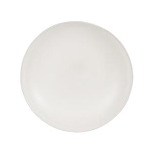 Plato hondo de gres beige