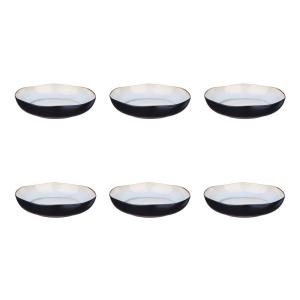 Plato hondo iris ø22,5cm - 6 piezas - blanco marfil