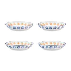 Plato hondo Ø21,5cm - 4 piezas - Cítrico