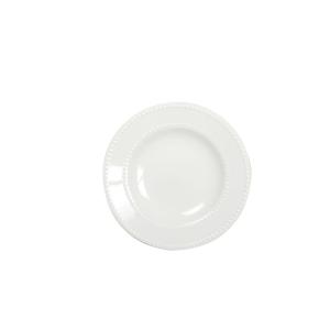 Plato hondo perlas 22cm - lote de 6