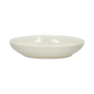 Plato hondo porcelana beige