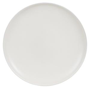 Plato llano de gres beige