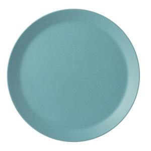 Plato llano de melamina verde D28