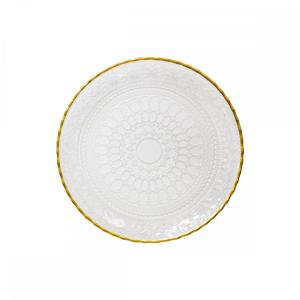 Plato llano Goldline 28x28x2.5cm - lote de 6