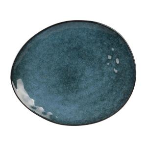 Plato llano gres azul 27.5cm