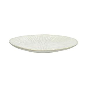 Plato llano porcelana blanca