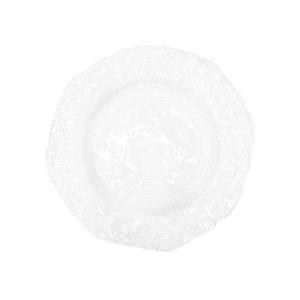 Plato llano transparente 27cm