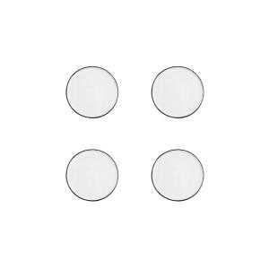 Plato Ø15,5cm - 4 piezas - Blanco nieve